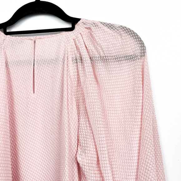 Massimo Dutti Light Pink Long Sleeve Blouse - Picture 2 of 9